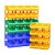 元件塑料盒钻头螺丝分类盒样品盒物料零件置物盒HZD 1号蓝色 6号黄色