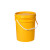 适用批发带盖pp桶胶桶涂料化工油漆包装桶密封塑料桶圆桶小桶 6L白色欧式