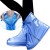 升级版防水层男女雨鞋套加强防雨鞋套 加厚防滑耐磨防尘水鞋套 (防水层)蓝色 M码(店长36-37)