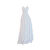 XWDKQ伴娘服平常可穿夏季连衣裙气质超仙羽毛吊带长款气场晚宴伴娘礼服 白色 9286 S