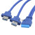 USB3.0前置面板线 挡板线 19针/20Pin转2口usb3.0转接线 DIY机箱 50cm双层USB3.0 其他