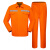 金臻赫 秋冬季工作服套装厚款加反光条工作服劳保服工装套装 LS-5005橘黄色 M