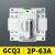 双电源自动转换开关GCQ2 2P 63A切换器开关CB级ATS单相220V 浅黄色