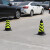 盛束三角锥桶停车墩方锥反光路锥雪糕筒黑黄通用路障桩交通警示牌标识