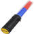 威陆 交通安全指挥棒荧光棒 疏散警示LED发光棒 红蓝充电款26cm底部磁铁