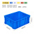 京酷 塑料周转箱大号零件物流箱收纳整理物料配件箱长方形中转胶箱可配盖450*335*170mm