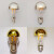 爱迪生灯丝LED无影灯泡半电镀银色金镜面反射装饰有可调光中性光 G45-4W暖光(E27) 其它 其它