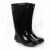 征安耐酸高靴XMH-6281A耐酸防化高靴 水鞋适用于酸碱及一般化学作业劳保防护黑色胶靴1双  36