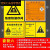 危险品牌子牌危废间套警示牌标志危险废物储化学品间贮存标识 套餐六 40x40cm