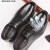 红蜻蜓皮鞋夏季透气新款英伦男士薄款休闲鞋韩版商务正装百搭镂空鞋子男 黑色镂空款 38
