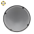 捷邦1/2球面反光镜二分之一凸面广角镜超市防盗镜开阔视野安全镜 二分之一吊装50cm