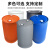 油桶200L化工桶双环闭口桶密封废液桶200kg柴油汽油塑料桶圆桶浮 200L橘色双环桶-特厚 全新料
