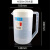 CAFEDEWINNER加厚PP透明量杯烘焙奶茶店量筒烧杯厨房容 4000ml冷水壶