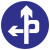 藏狐 交通标志牌景区方向指示牌临时停车区
