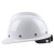 懒牛国标安全帽工地ABS V型烤漆玻璃钢钢钉白色建筑领导用头盔