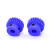 蓝色尼龙齿轮1模15齿-60齿电机凸台齿轮圆柱直齿轮塑料正齿轮 紫色 尼龙凸台 1模40齿 孔1
