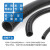 PE塑料波纹管穿线软管塑料软管黑色电线电缆护套闭口  PE-AD15.8 (80米)内径12 PE-AD32 1米价