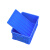 炅石塑料周转箱520*350*285mm零件盒储物整理箱仓储收纳箱 蓝色带盖PCDG-BU5235-285