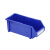 晟储 组合零件盒储物盒斜口零件盒货架组立零件盒 450×200×180mm 蓝色