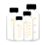 兰诗（LAUTEE）WS4019 实验室厌氧瓶色谱瓶螺口玻璃顶空瓶取样瓶 20ml（四氟垫片）*5 