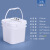 达尼胜正方形塑料桶 冻干桶加厚猫砂桶5-25升手提带盖包装桶