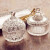 乐盒欧式玻璃糖果罐透明带盖储物罐水果碗调料盒茶叶罐烟缸回礼罐套装 小小蒙古(迷你版)