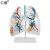 仁模RM/330透明肺段模型2倍放大左右两肺支气管树结构造呼吸系统教学模型