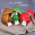 微凡嘉仿真蘑菇模型过家家PU蔬菜道具早教教具玩具平菇摆设装饰拍摄布景 口菇红色