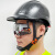 欧华远定制碳纤维纹路工地安盔透气防砸新国标安帽印字建筑工程 亚白色