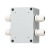 接线端子盒 塑料监控电源带端子户外防水穿线电缆分线 密封盒 一进二出8位端子 15A（带耳）