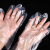 铸固 一次性手套 100只/盒装 透明塑料薄膜防漏弹性手套