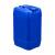 25升公斤kg双口桶耐酸碱实验室废液桶堆码桶密封包装桶塑料桶水桶 蓝色（配4分黄铜龙头）