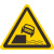 帝阔90直径交通标识牌圆牌三角牌铝槽现货警示牌路标指示标志不锈钢版 堤坝路b90cm