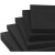 普力捷 80度黑白色EVA泡棉材料 板材内托高密度泡棉板海棉胶带 1米*2米 黑色定制 15mm