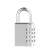 谋福 锌合金密码锁 机械密码锁 行李箱健身房家具锁 4位银色密码锁(2个装)