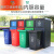 适配240l四分类容量小区可回收箱环卫商用120升罩 升级款240L单筒可回收物 含内桶