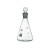 具塞三角烧瓶10/25/50/100/150/250/500/1000棕色玻璃锥形瓶 白色5000ml/24#