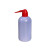 铸固 塑料弯头洗瓶  红色洗瓶500ml