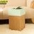 京洲实邦 标准北欧绿曲柳 北欧风木质垃圾桶创意带盖纸篓JZSB-9013