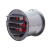 ONEVAN强力圆筒排气扇12寸管道轴流抽风机工业油烟换气扇 银色圆筒24寸