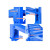 DLGYP加厚中型仓储副货架 150×50×200=4层 300Kg/层 蓝色