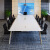 世纪柏源钢化玻璃会议桌大型办公条桌简约现代员工培训桌洽谈桌洽谈桌可定制 2.8m会议桌+10把椅子