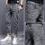 楠语秋（NANYUQIU）牛仔裤男士九分裤2021年春夏新款潮流弹力夏装薄款长裤子 K35灰色 27