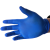 一次性丁晴手套加厚耐用丁腈橡胶实验室耐酸碱防接触手套 黑色加厚型100只 L