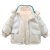 豹排（BAOPAI）2023新款儿童羽绒服中长款韩版男童女童宝宝中小童装外套加厚免洗 白色 100