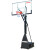 MOREKO 标准大小钢化玻璃篮板成人户外家用室内可升降移动篮球架框 1.6-3.05米PC板(180*105cm)