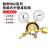 定制上海AMFLO敦阳黄铜减压阀R82系列氧气氮气氦气空气氢气R82IN- R82IN-50(25/0.6)氮氦氩