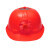 初构想全帽 太阳能风扇帽子工地安全头帽盔建筑防晒帽带充电夏通风遮阳 普通-风扇帽-蓝色