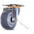 ONEVAN3寸万向轮轮子橡胶平板小手推车拖车轱辘5寸重型带刹车脚轮子 1.5寸 定刹