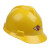 TF/唐丰V型PE安全帽 黄色 *1顶 黄色 均码